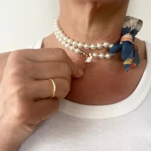 Collier Les Perles de Cocotte-Charm lapin